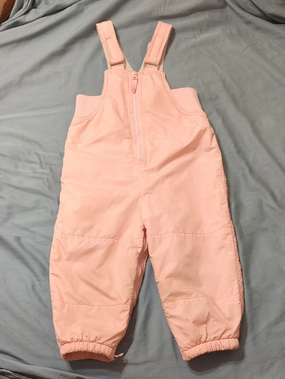 Baby Gap Pink Snow Bib Overalls, Size 2T XL